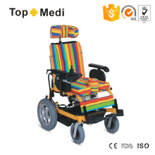 Medical Equipment Aluminum Foldable Reclining Power Cerebral Palsy Electric Wheelchair